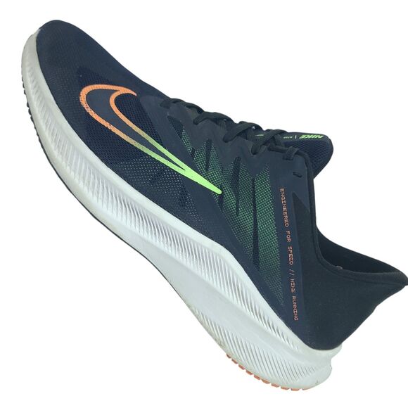 Nike Other - Nike Mens Quest 3 Mens Size 10.5 Blue Running Shoes Sneakers CD0230-404